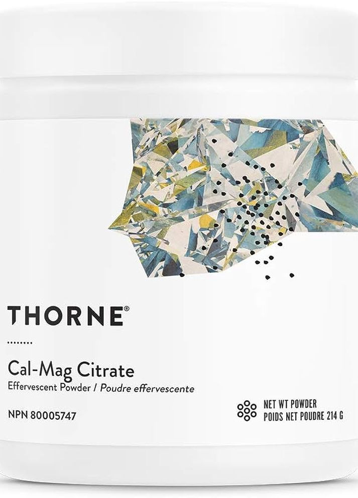 Кальцій та Магній цитрат Cal-Mag Citrate, Effervescent Powder, 214 g Thorne Research (260495726)