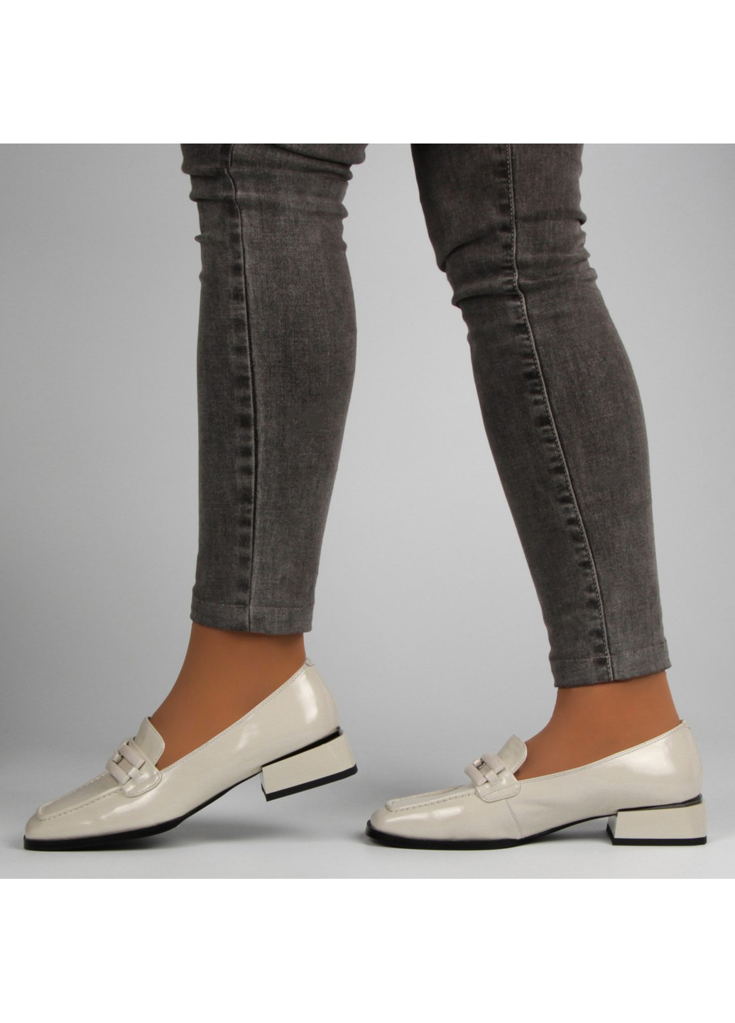 Buts Жіночі лофери 198110 бежевий з натуральна шкіра, — демісезон (257041907)