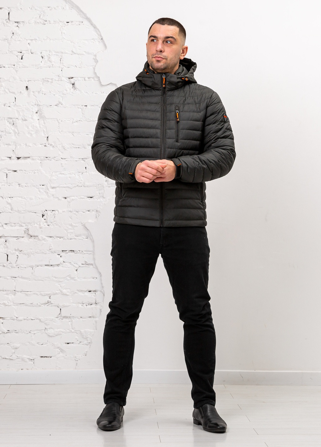 Оливкова (хакі) демісезонна чоловіча весняна куртка великого розміру бренд vavalon SK