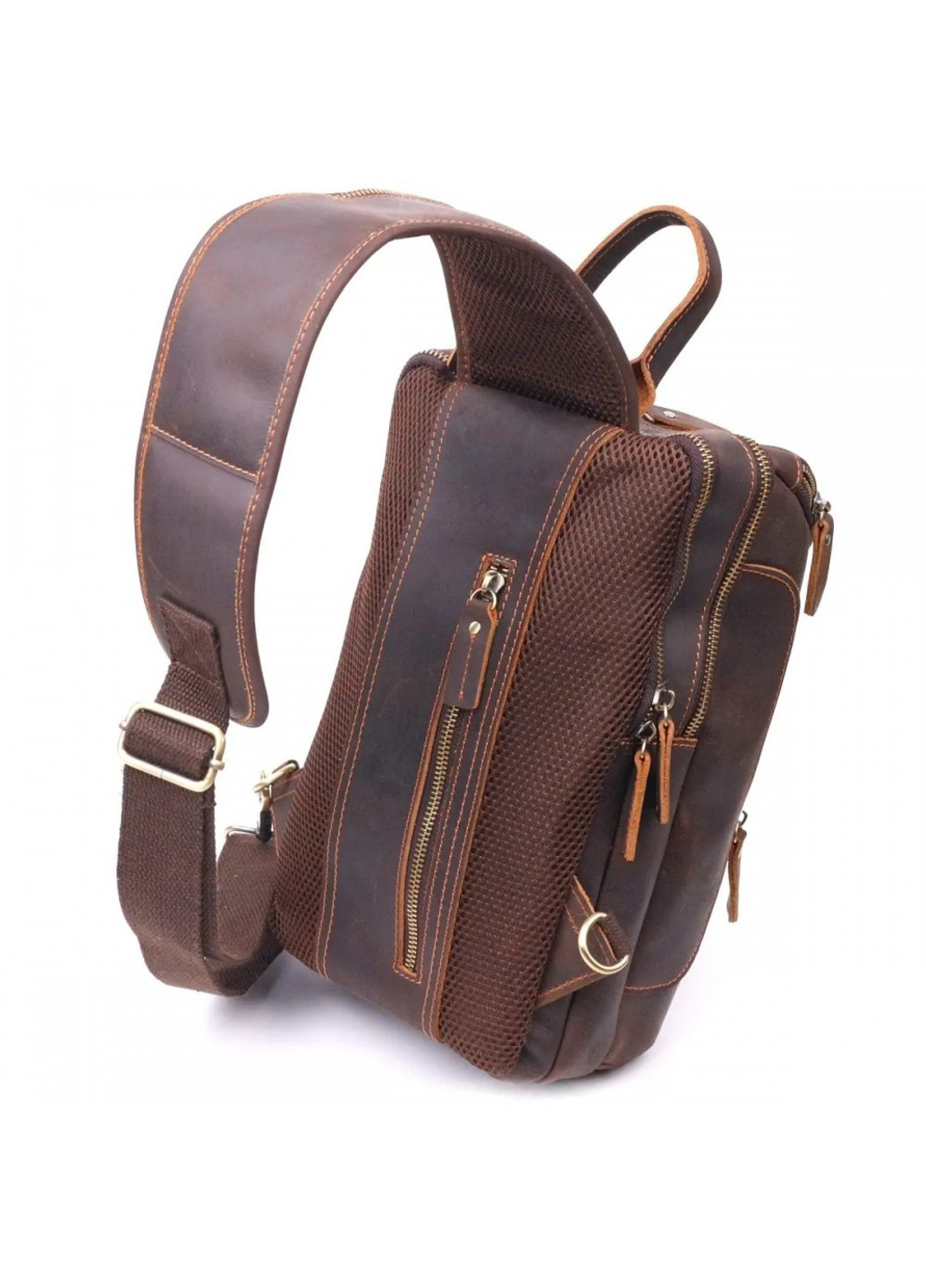 Мужская кожаная сумка-слинг 21303 Vintage (262523607)