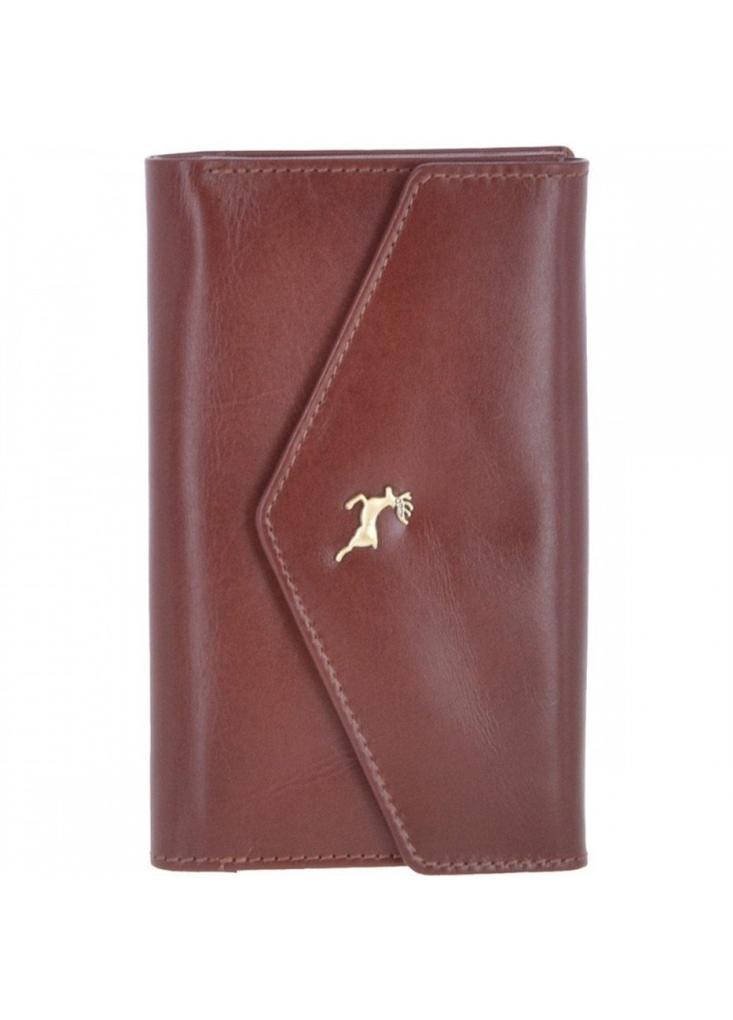 Жіночий шкіряний гаманець V62 Chestnut Ashwood (261853541)