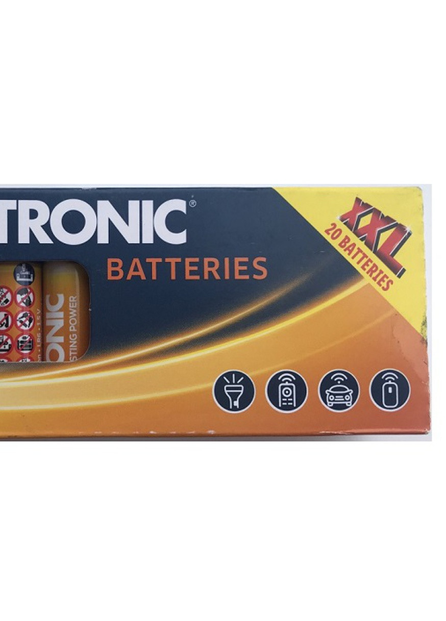 Щелочные батарейки Alkaline AA LR6 1.5V, 20 шт Tronic (257012070)
