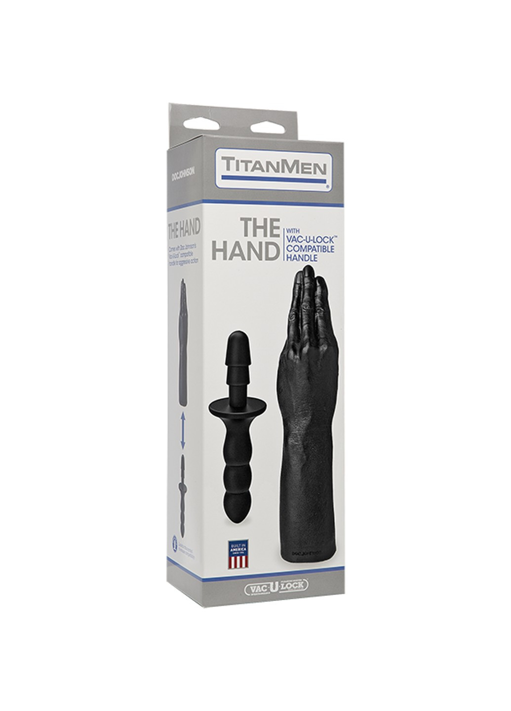 Рука для фистинга Titanmen The Hand with Vac-U-Lock Compatible Handle,  диаметр 6,9см Doc Johnson чёрная ‣ Цена 3629 грн ‣ Купить в  интернет-магазине Каста ‣ Киев, Одесса, Харьков ‣ Доставка по всей  Украине!(#276388982)