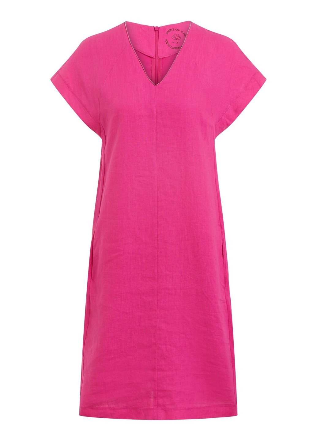 Фуксинова (кольору Фукія) кежуал жіноча сукня рожева футляр Oui