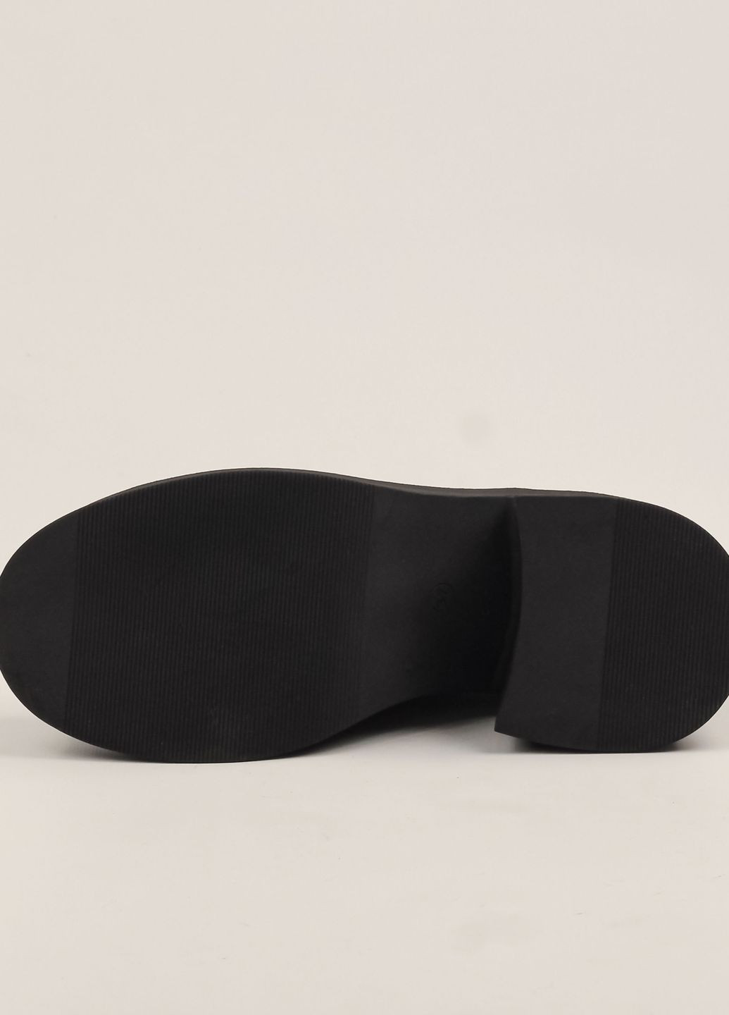Туфли женские на каблуке черные кожа Guero