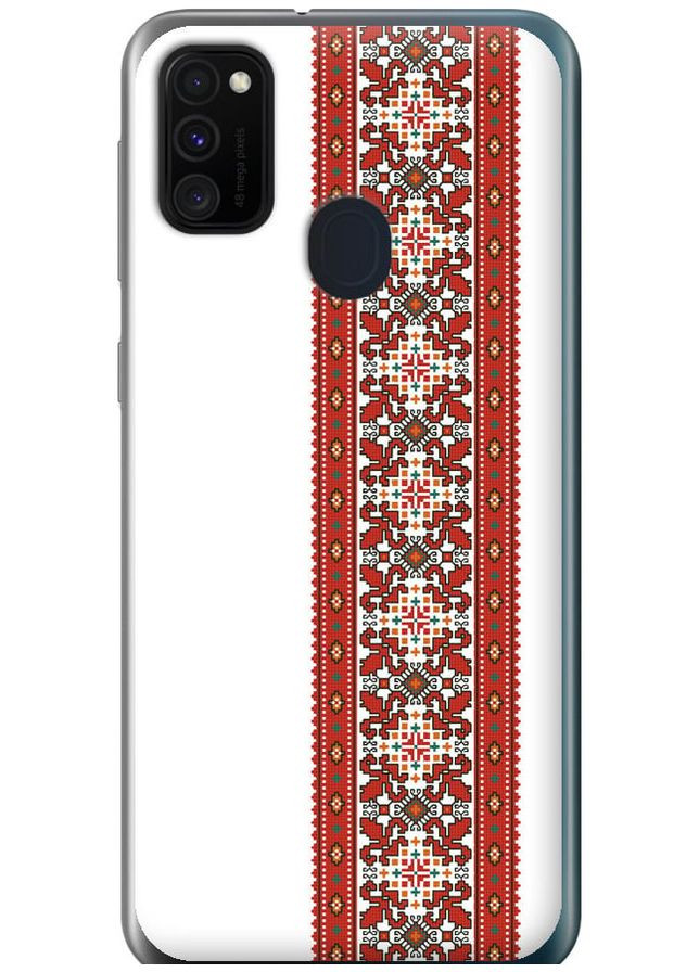 Силіконовий чохол 'Вишиванка 19' для Endorphone Samsung Galaxy M21 M215F (269353151)