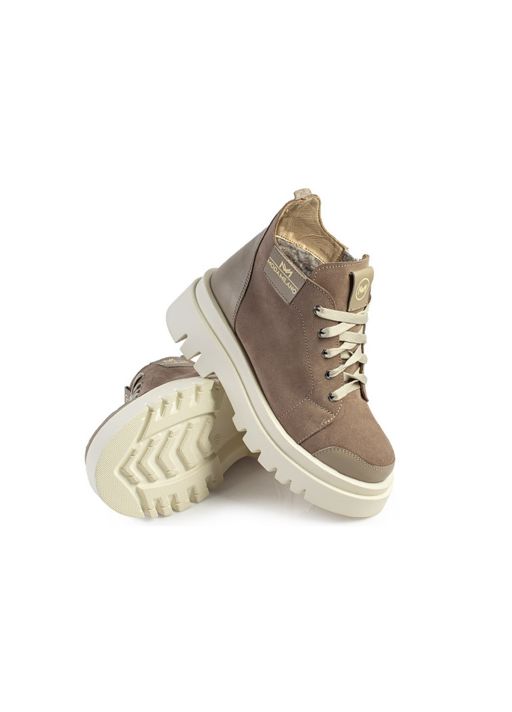 Зимние ботинки женские бренда 8501944_(1) ModaMilano из натурального нубука