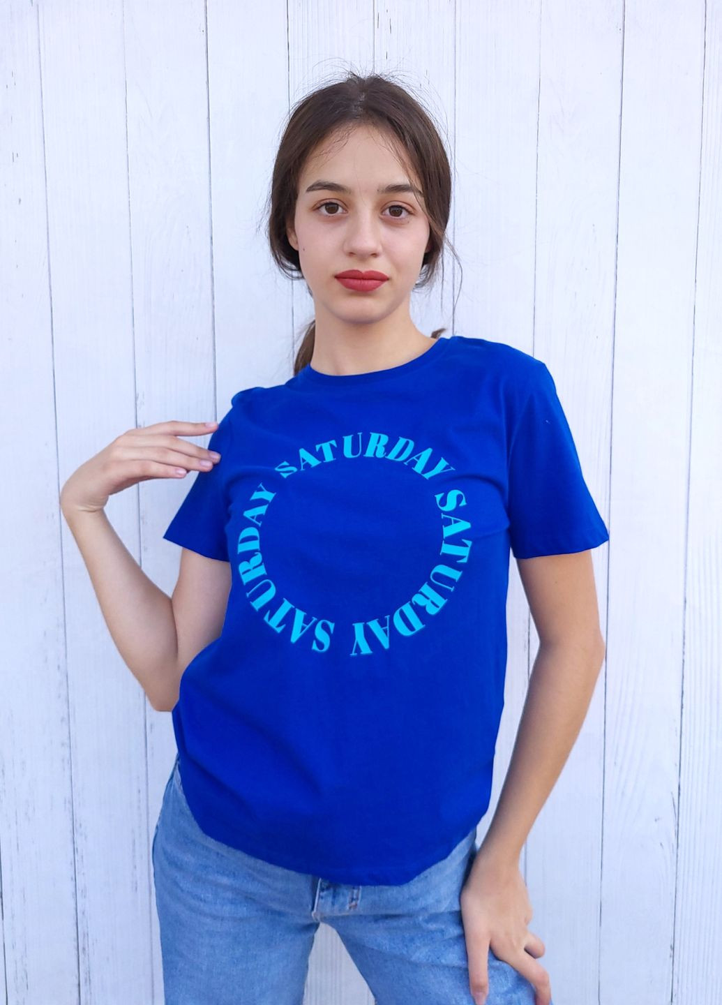 Футболка жіноча класична з написом Only - (277371819)