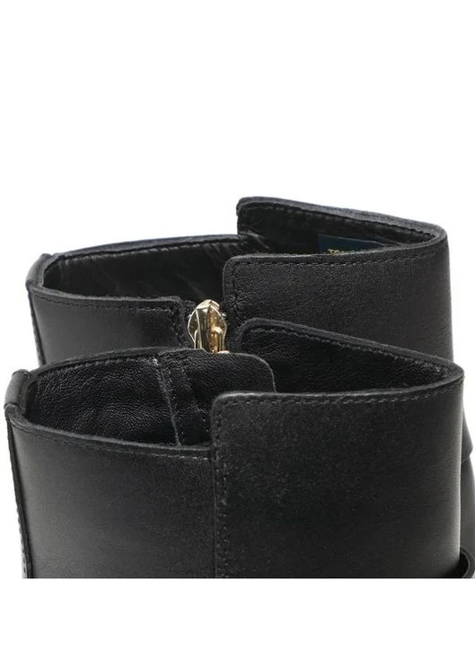 Чорні жіночі ботильйони Tommy Hilfiger Th belt heeled boot