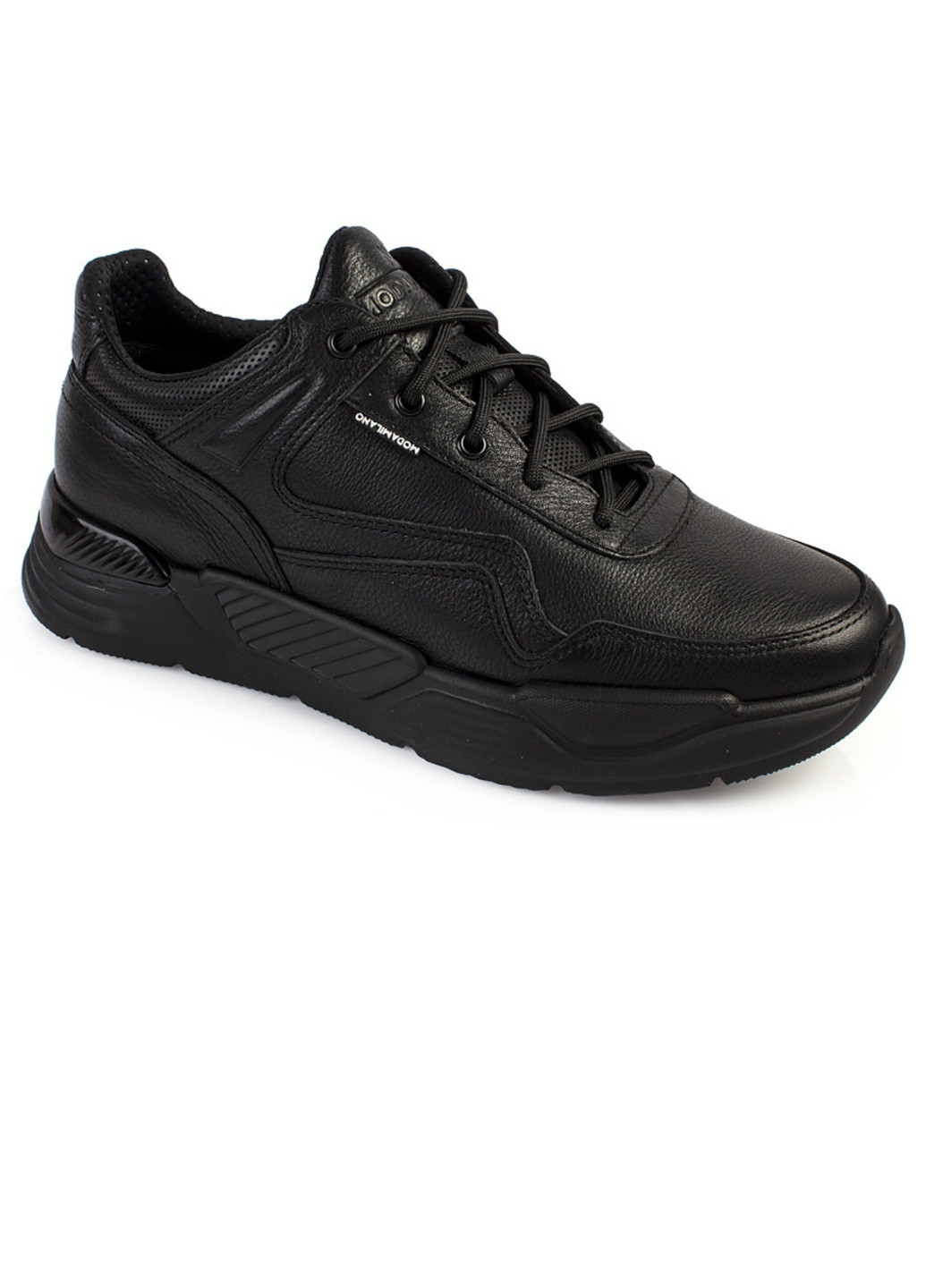 Черные демисезонные кроссовки мужские бренда 9402116_(1) ModaMilano