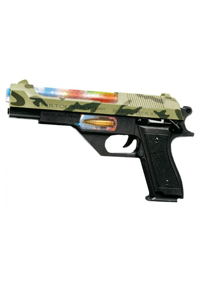 Пистолет свето-звуковой "Пустынный орел" цвет хаки ЦБ-00236716 Zipp Toys (269081040)