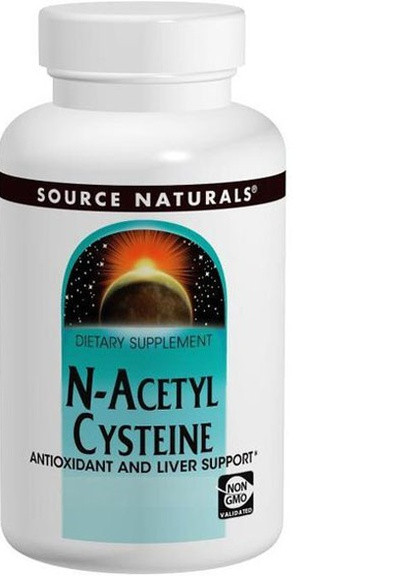 NAC (N-Аcetyl-L-Цистеин) 600 mg 60 Tabs Source Naturals (256724415)