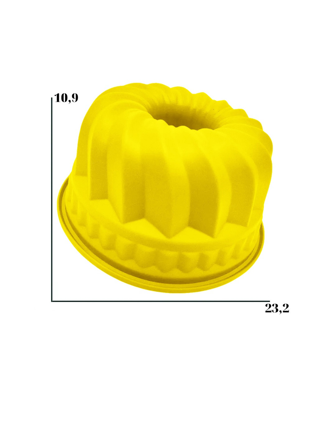 Форма силіконова для випічки кексу великодньої паски Кекс "Майський" з втулкою 23.2 x 10.9 см Profsil (259634784)