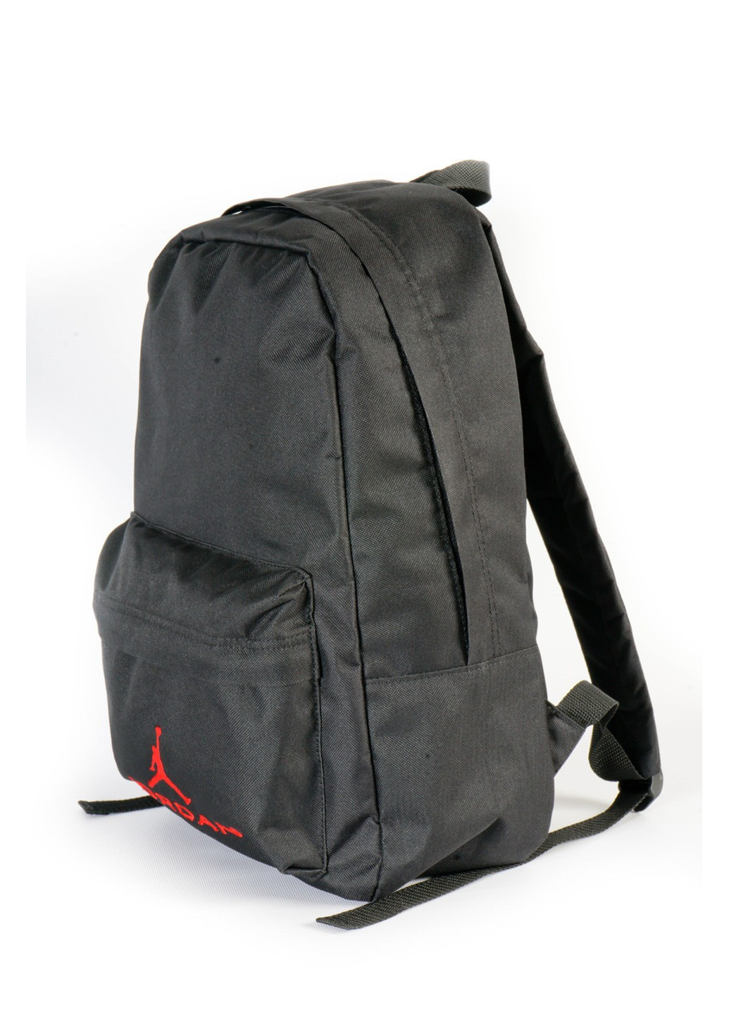 Молодіжний чорний рюкзак з червоним малюнком повсякденний у спортивному стилі середній універсальний No Brand (258591389)