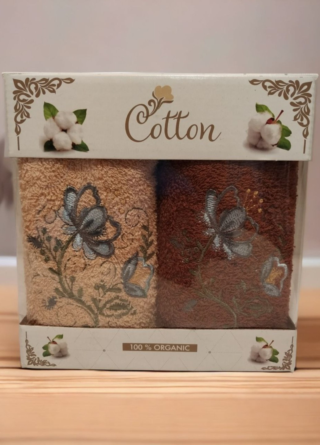 COTTON подарочный набор кухонных полотенец flowers цветочный комбинированный производство - Турция