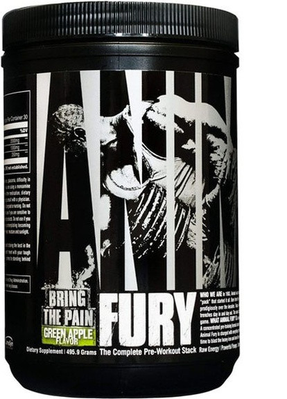 Animal Fury 495,9 g /30 servings/ Green Apple Universal Nutrition (257342480)