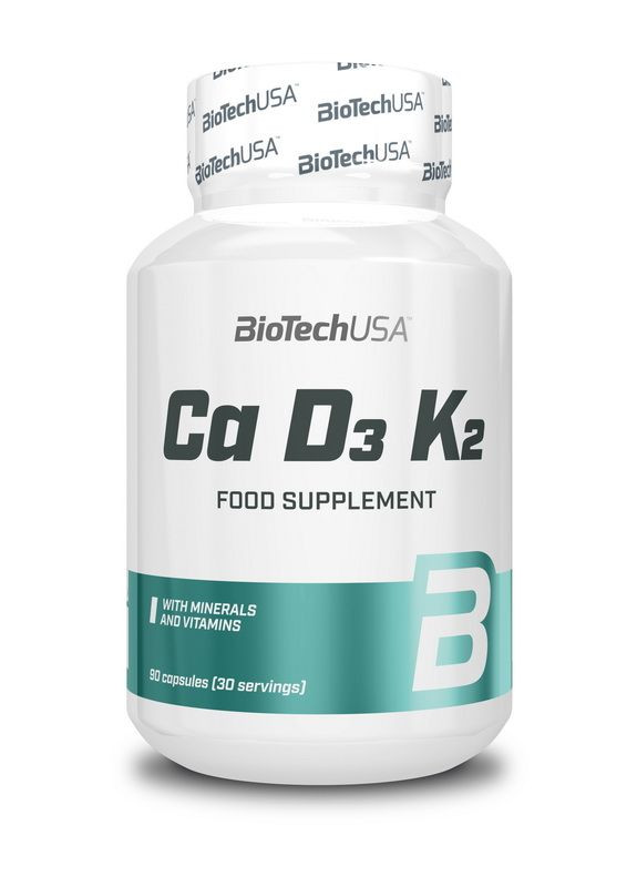 Витамини Ca-D3-K2 90 caps Biotech (270287692)