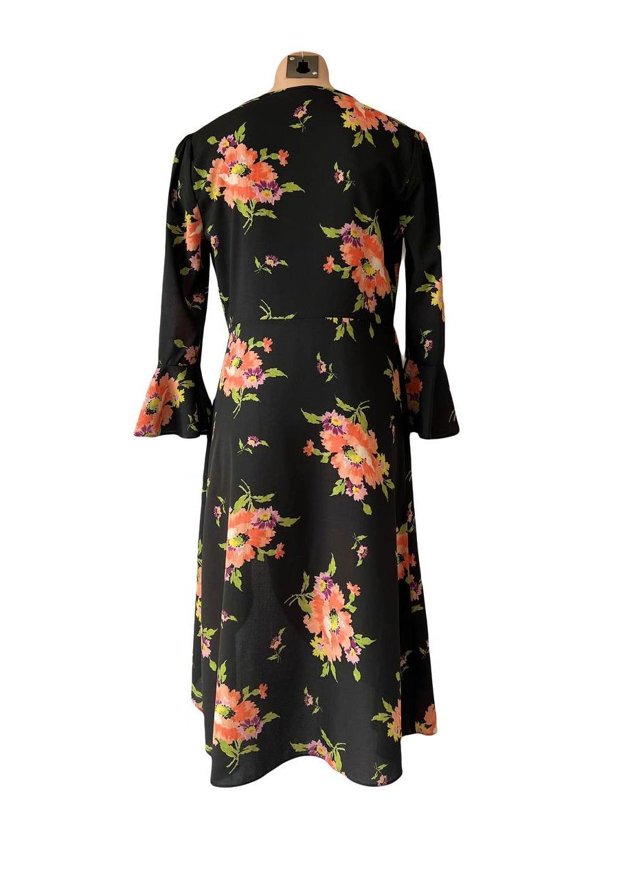 Чорна сукня Asos з квітковим принтом