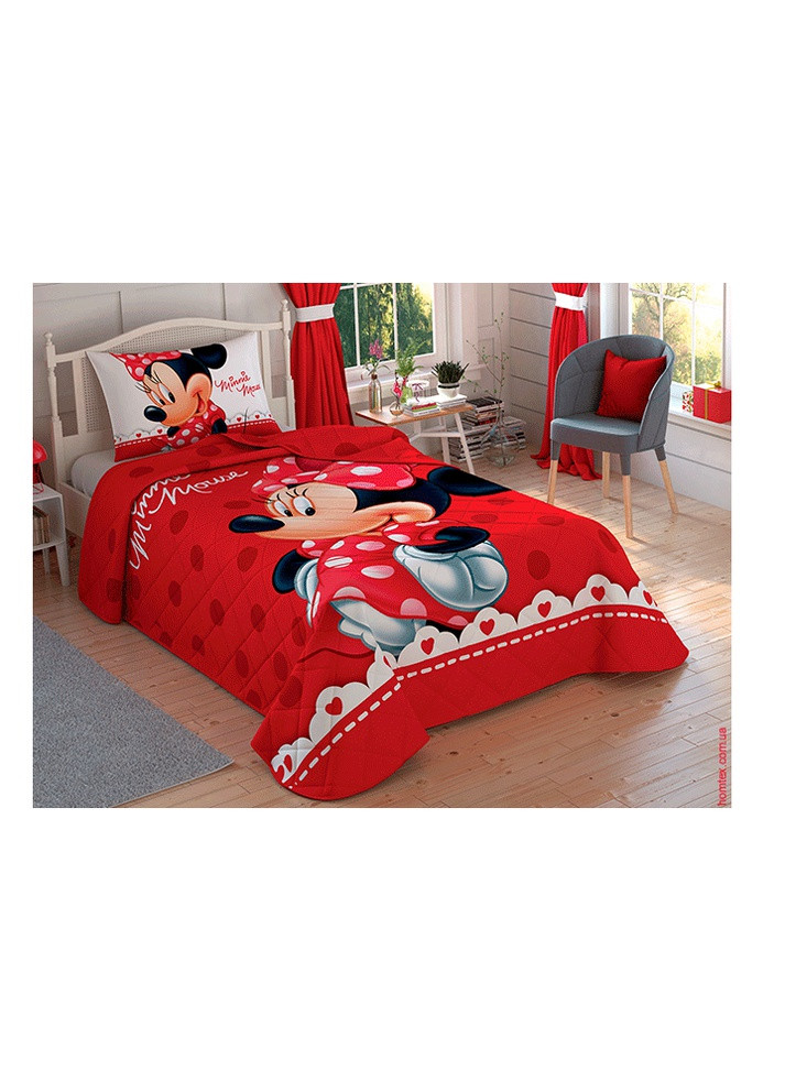 Стьобане покривало Disney Minnie Minnie Lovely 160×220см + наволочка Tac (259294366)