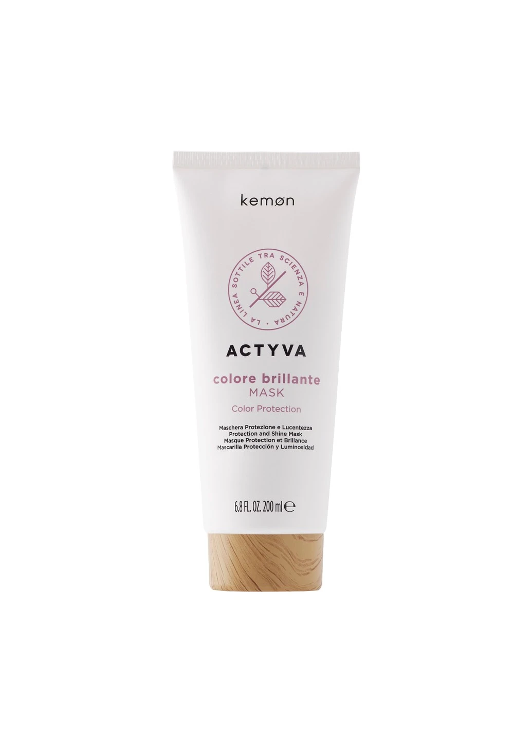 Маска для фарбованого волосся Actyva Colore Brillante Mask 200 мл Kemon (258349566)