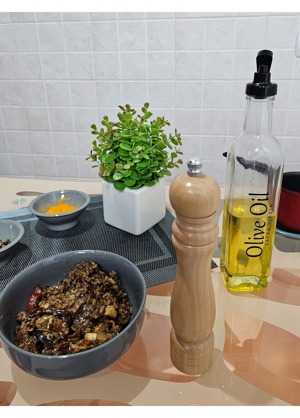 Измельчитель специй мельница солонка перечница перцемолка дереваянная для специй перца соли 22 см Kitchen Master (273169106)