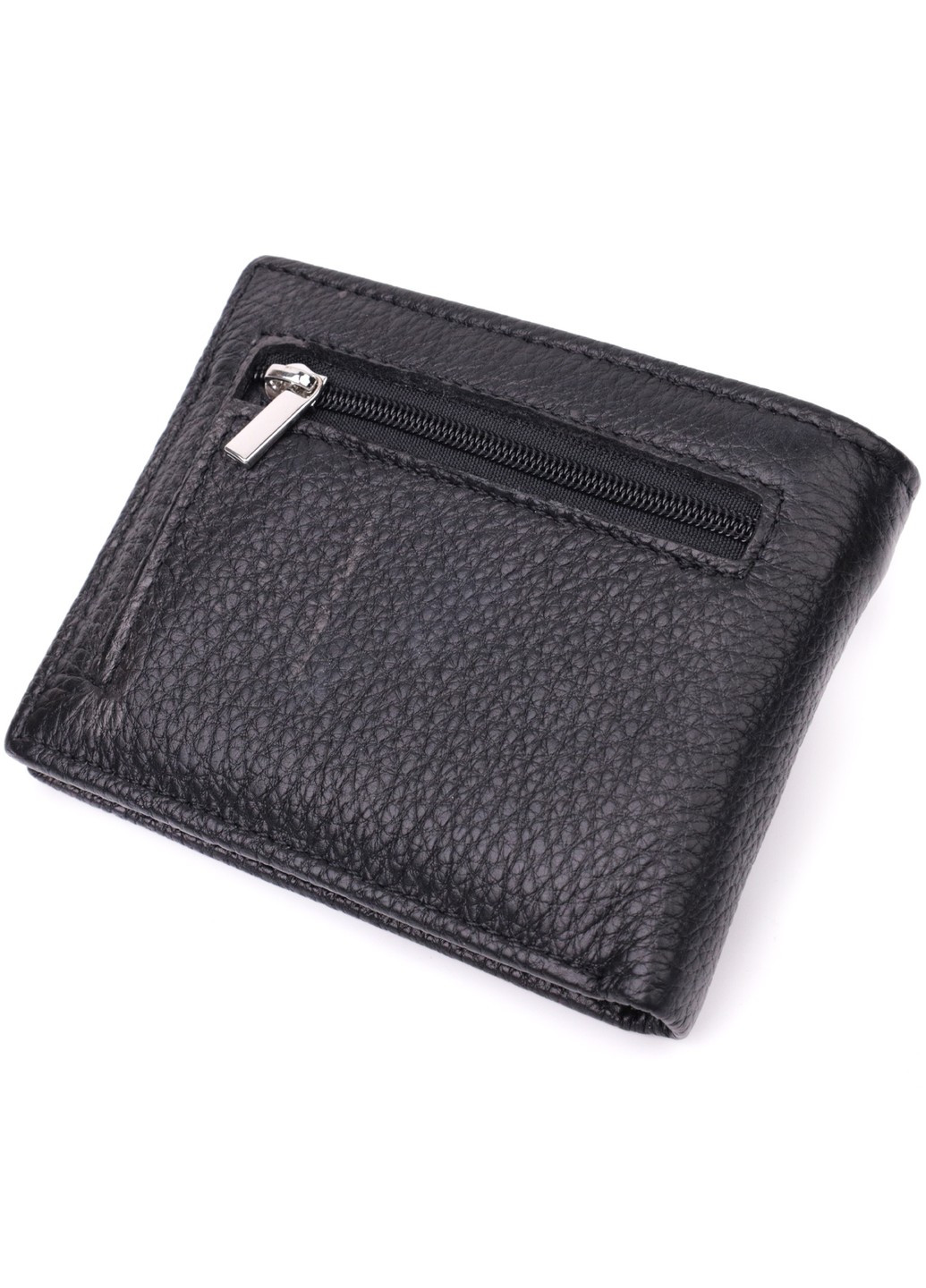 Якісний затиск із натуральної шкіри 22472 Чорний st leather (278001130)