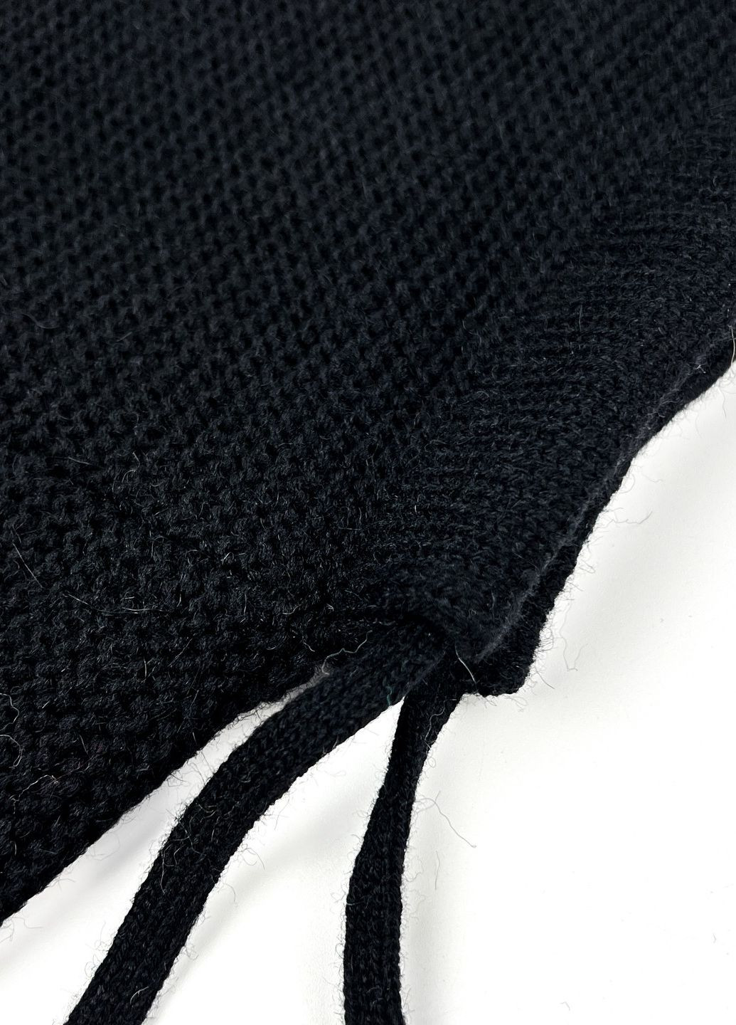 Капор женский шерсть с акрилом черный POLLY LuckyLOOK 954-725 (268666160)