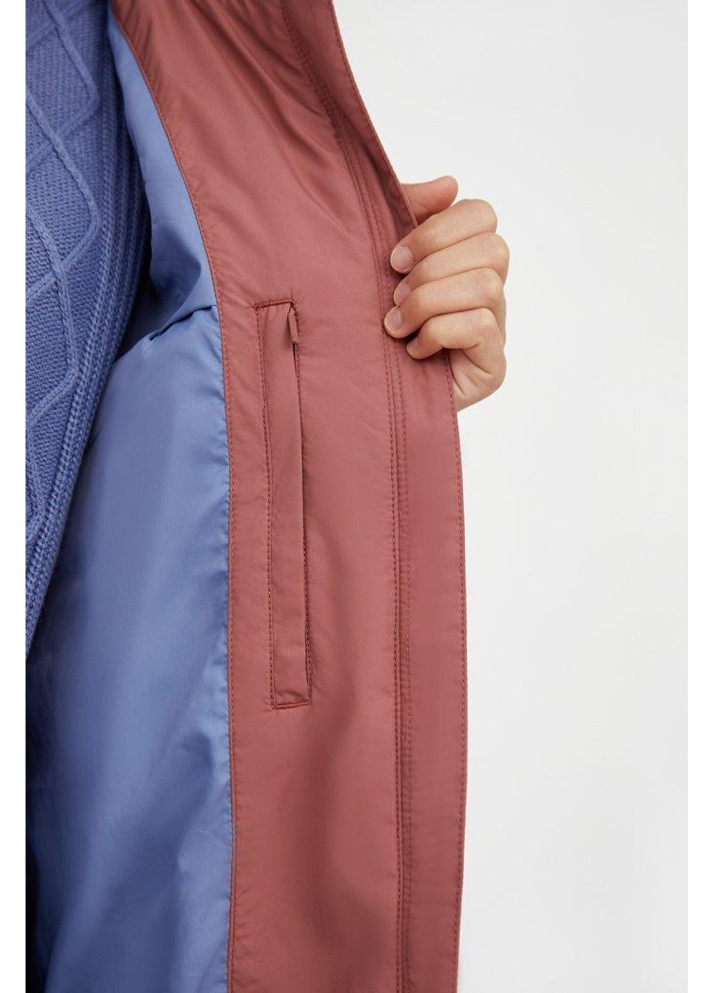 Розовая демисезонная пальто a20-12056-320 Finn Flare