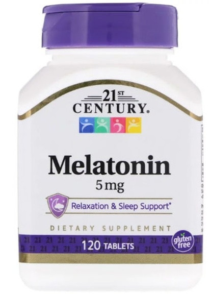 Melatonin 5 mg 120 Tabs CEN-27087 21st Century (256722197)