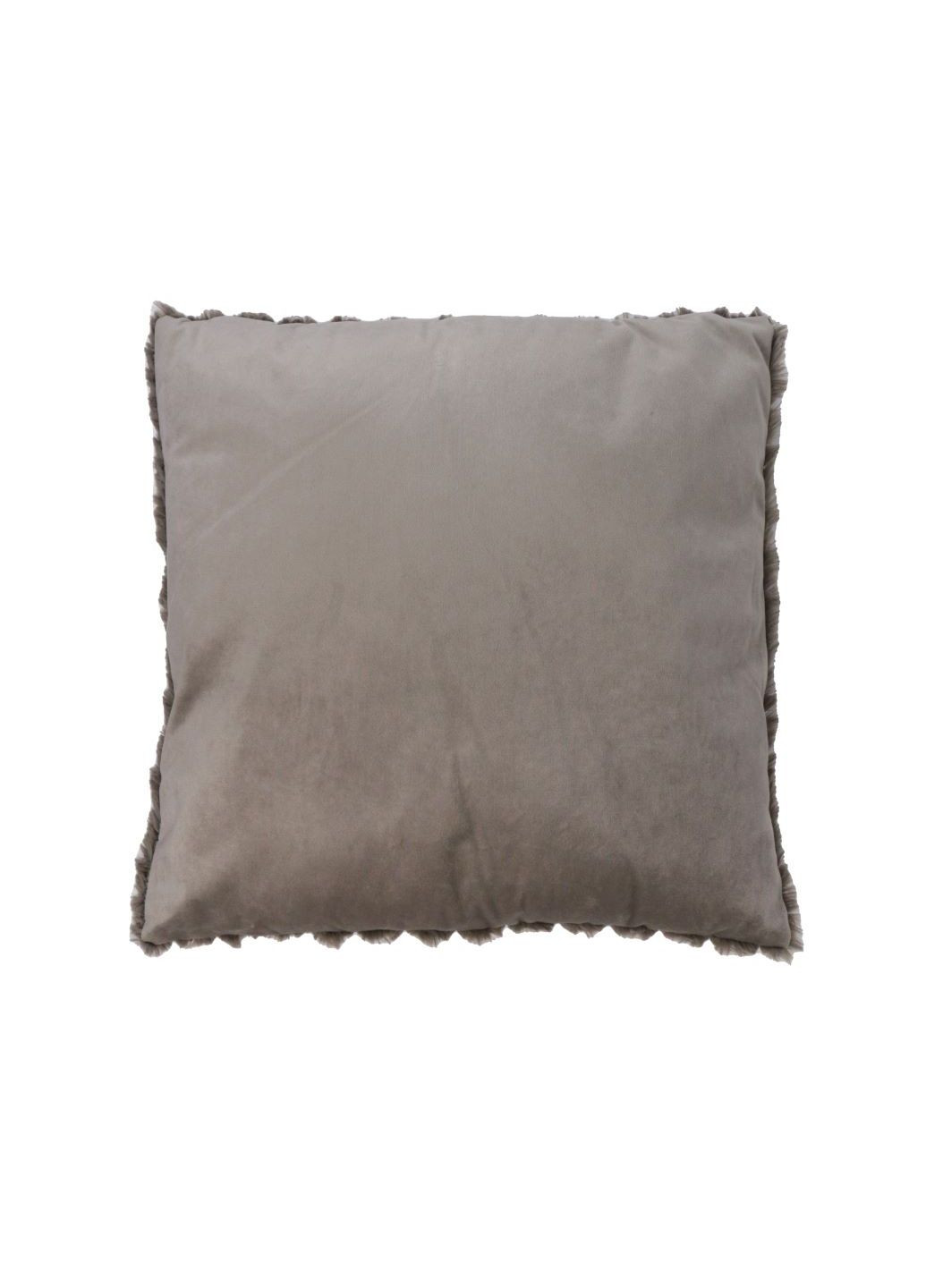 Декоративная подушка в полоску 45х45 см серая Lidl (276254522)