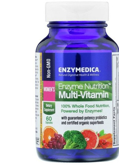 Enzyme Nutrition Multi-Vitamin, Women's 60 Caps ENZ-14010 Enzymedica (258499239)
