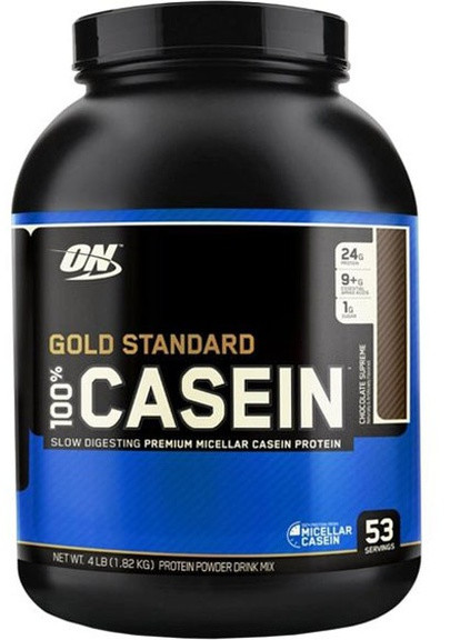 100% Casein Gold Standard 1816 g /53 servings/ French Vanilla Optimum Nutrition (258512155)