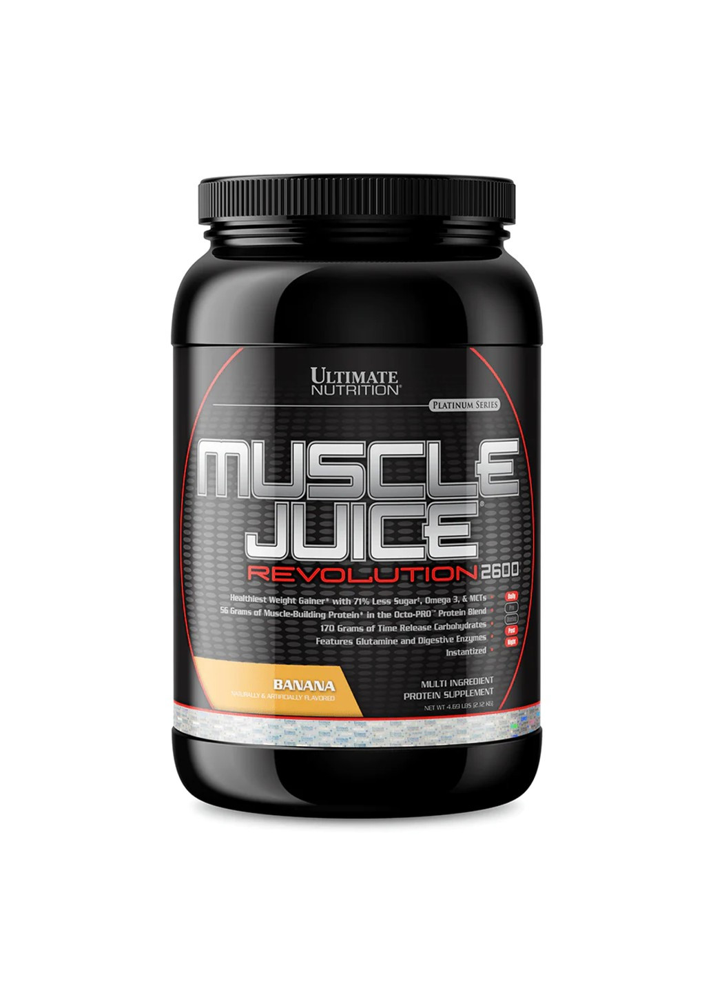 Високобілковий Гейнер Muscle Juice Revolution 2600 - 2120г Ultimate Nutrition (278006986)