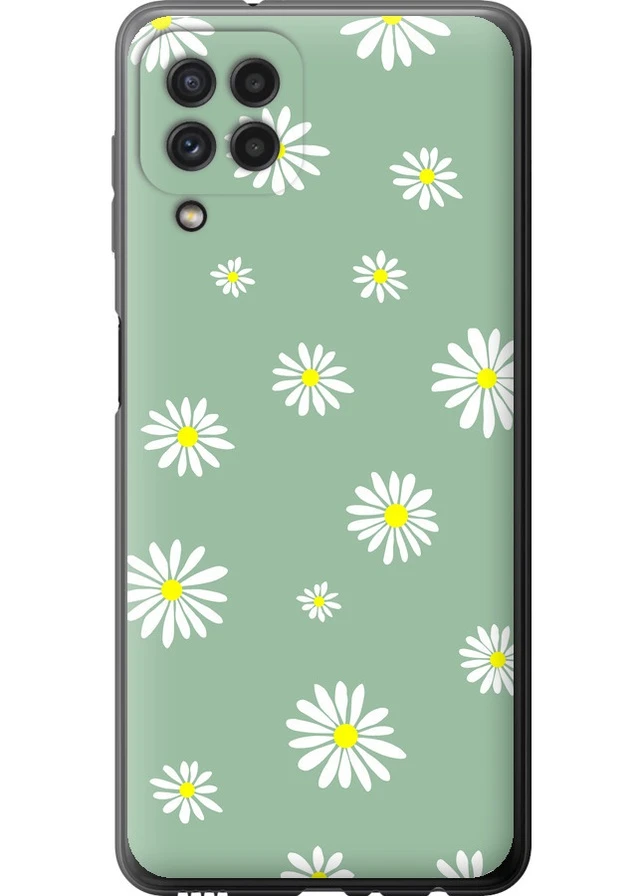 Силиконовый чехол 'Ромашки v4' для Endorphone Samsung Galaxy M32 M325F (258083130)