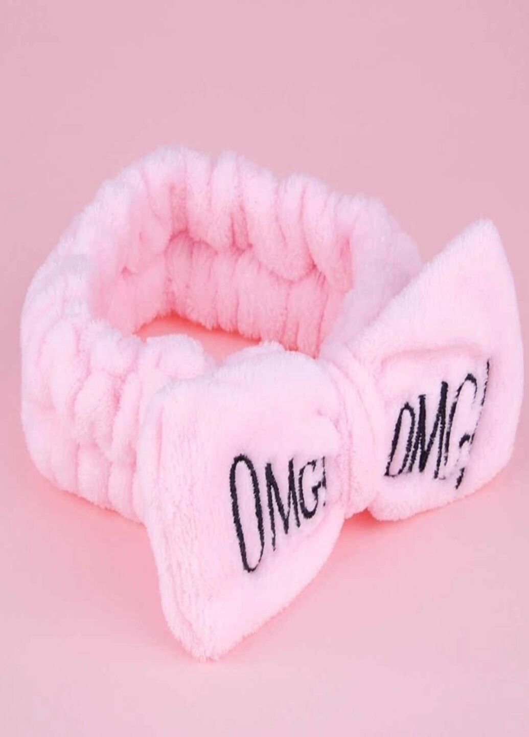 Косметическая повязка на голову нежно-розового цвета OMG (259445038)
