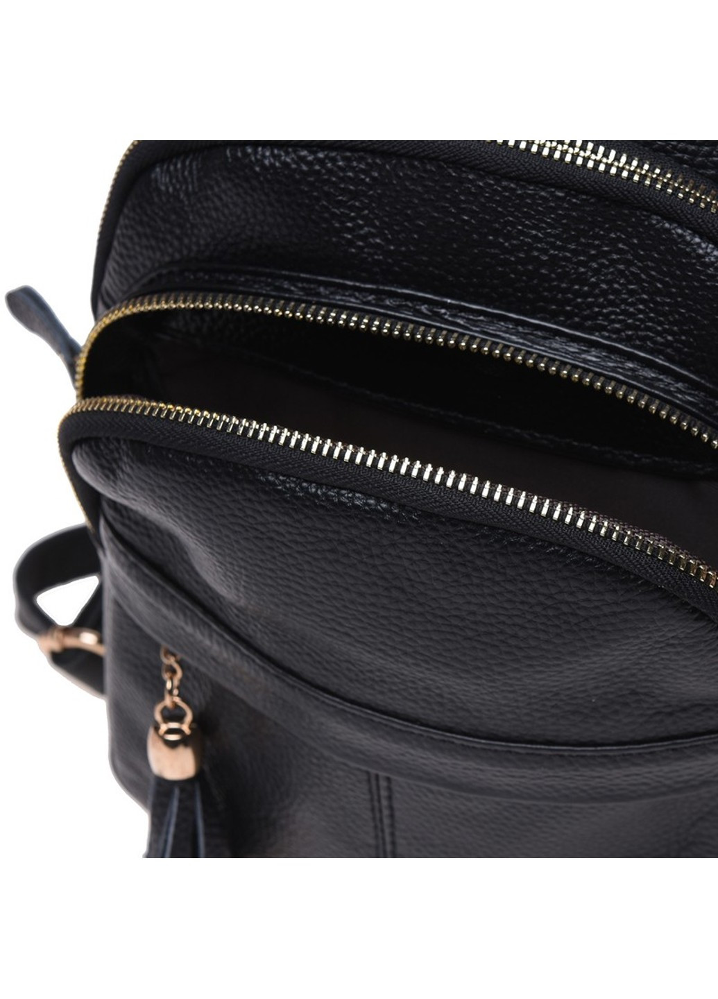 Женский кожаный рюкзак K11032-black Keizer (266143469)