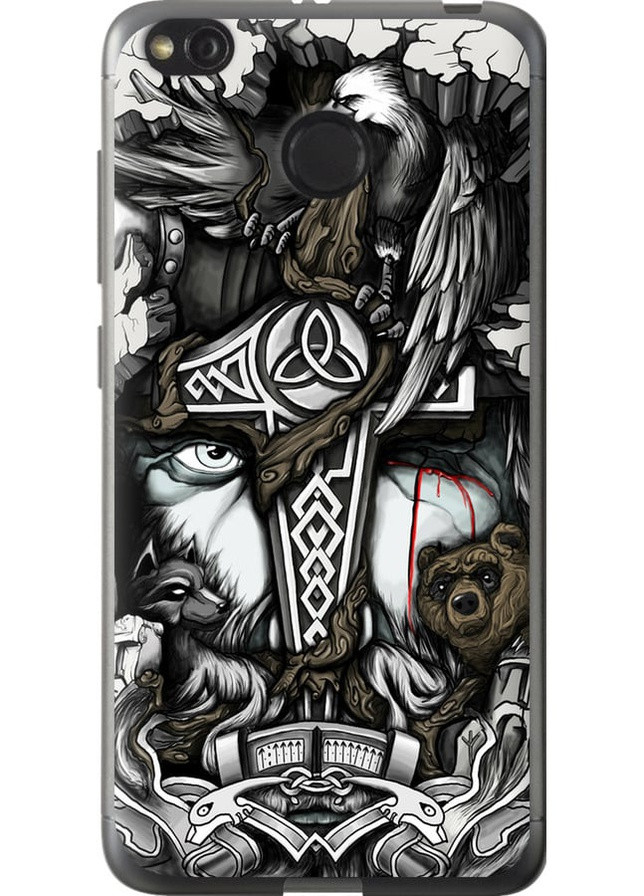 Силіконовий чохол 'Тату Вікінг' для Endorphone Xiaomi Redmi 4X (257828966)