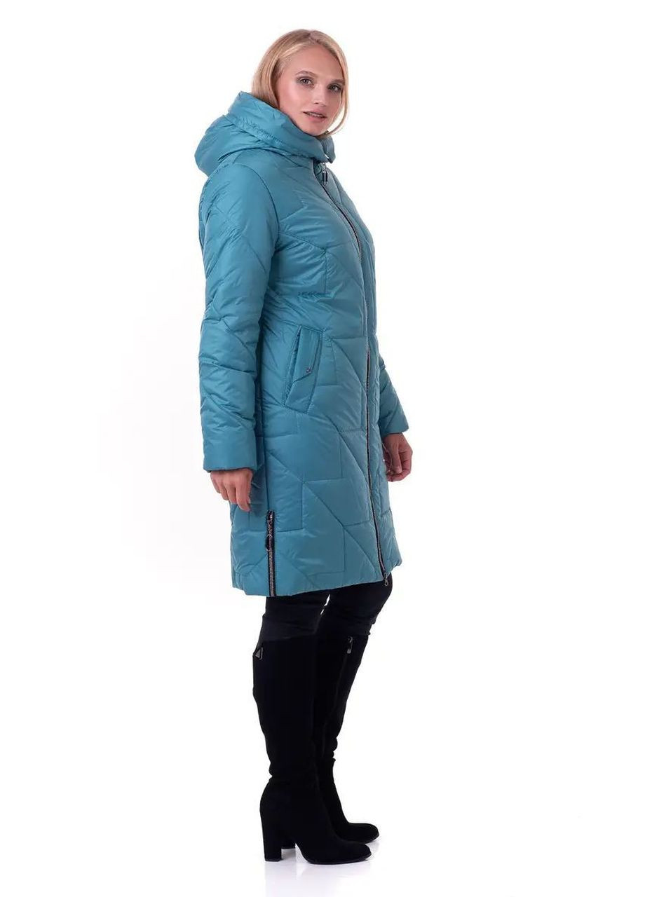 Мятная зимняя зимняя женская куртка большого размера SK