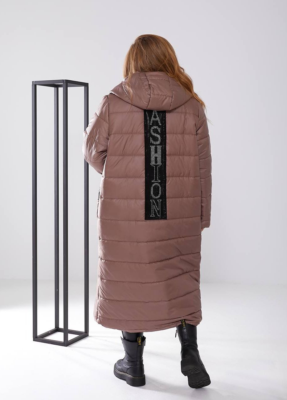 Бежева жіноча куртка-пальто р.48/50 448147 New Trend