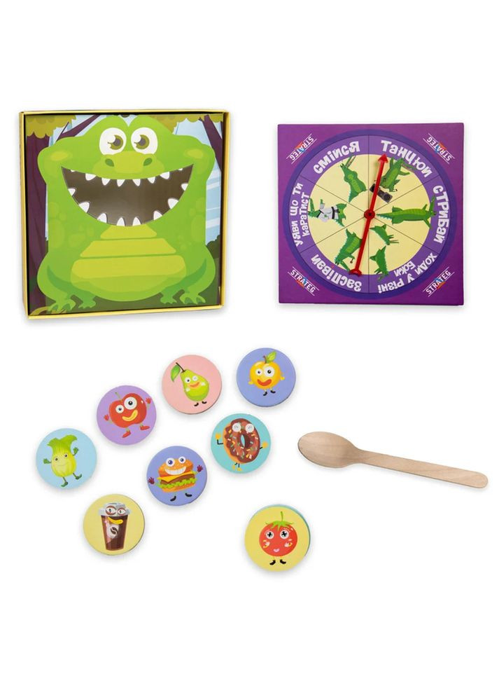 Настольная игра для детей "Покорми меня - Крокодил" цвет разноцветный ЦБ-00224418 Strateg (262596503)