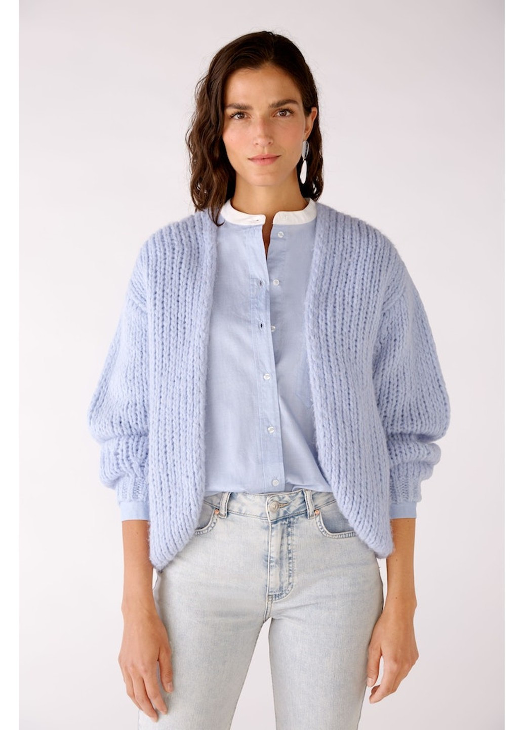 Жіночий кардиган Блакитний Oui (263606691)