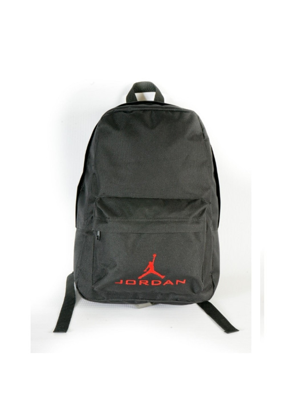 Молодіжний чорний рюкзак з червоним малюнком повсякденний у спортивному стилі середній універсальний No Brand (258591389)