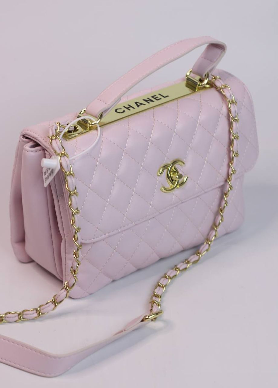 Сумка класична з лого Chanel 26 pink Vakko (260601947)