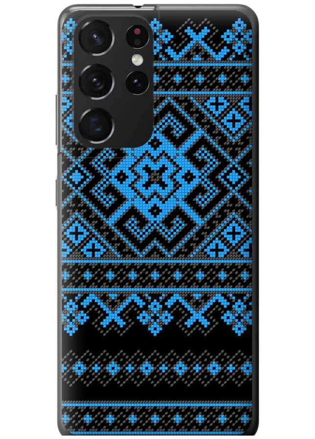 2D пластиковый чехол 'Вышиванка 44' для Samsung Galaxy S21 Ultra (5G) Endorphone Samsung Galaxy S21 Ultra (5G) (269346964)