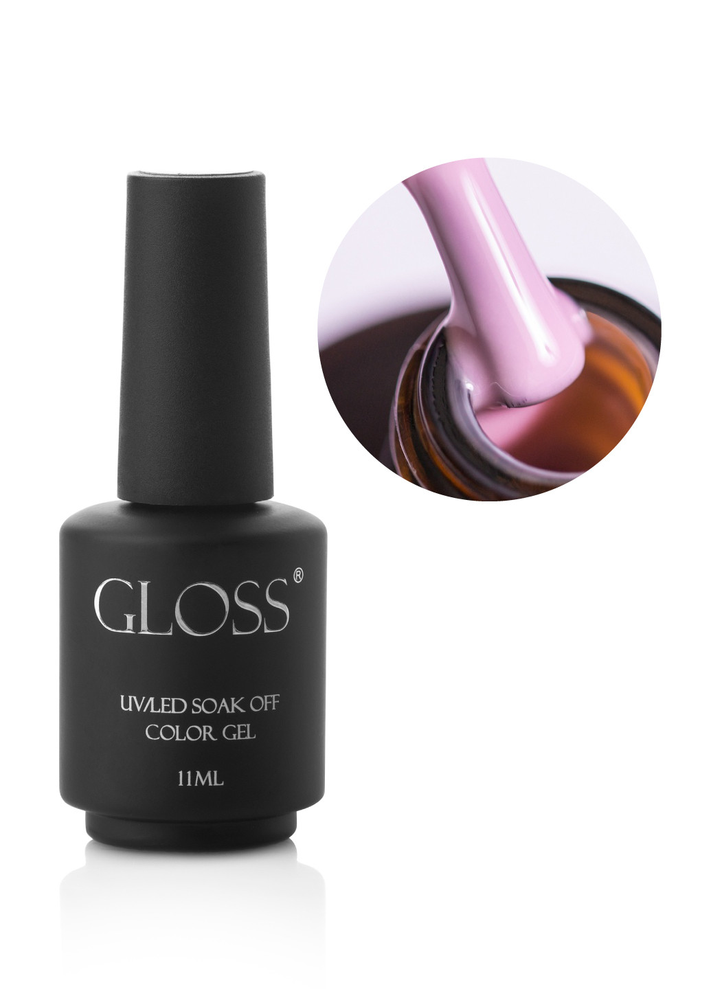 Гель-лак GLOSS 119 (светло-розовый камуфлирующий), 11 мл Gloss Company пастель (269712578)