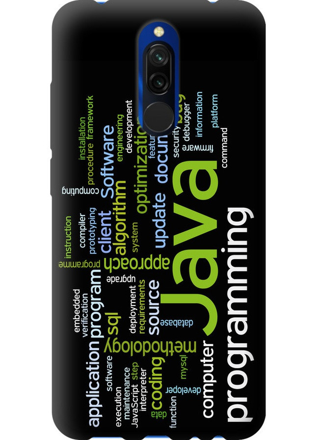 TPU чорний чохол '5615' для Endorphone Xiaomi Redmi 8 (258184001)