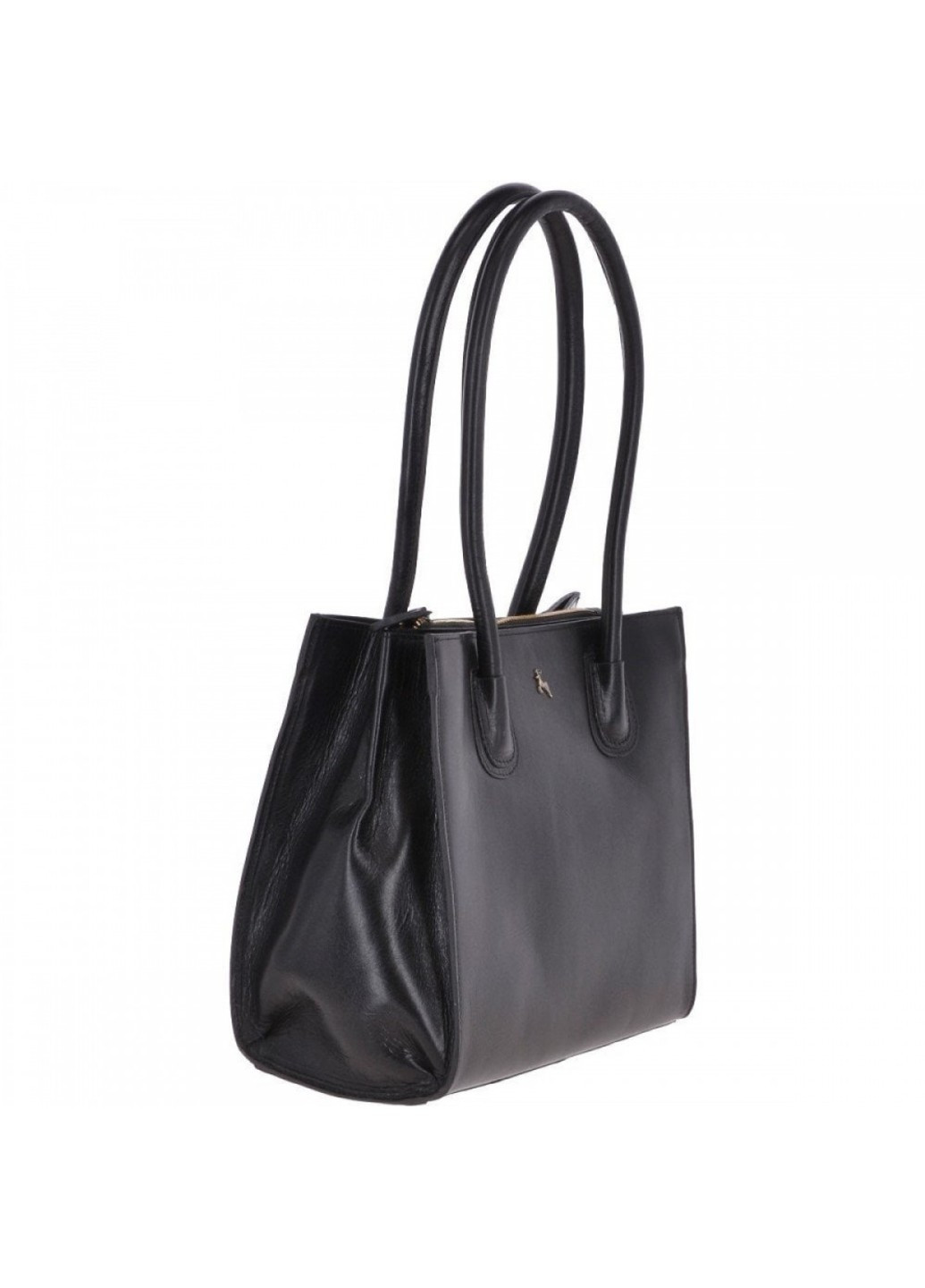 Женская кожаная сумка V26 Black (Черный) Ashwood (261855912)