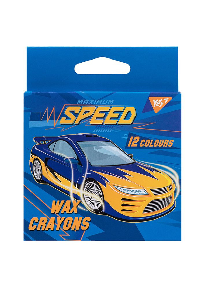Набор карандашей восковых "Speed Car" цвет разноцветный ЦБ-00205354 Yes (260355851)