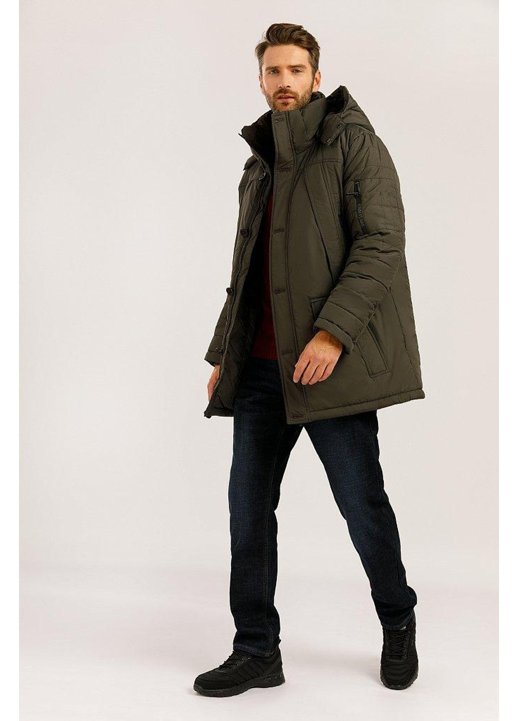 Коричневая зимняя зимняя куртка w19-42004-601 Finn Flare