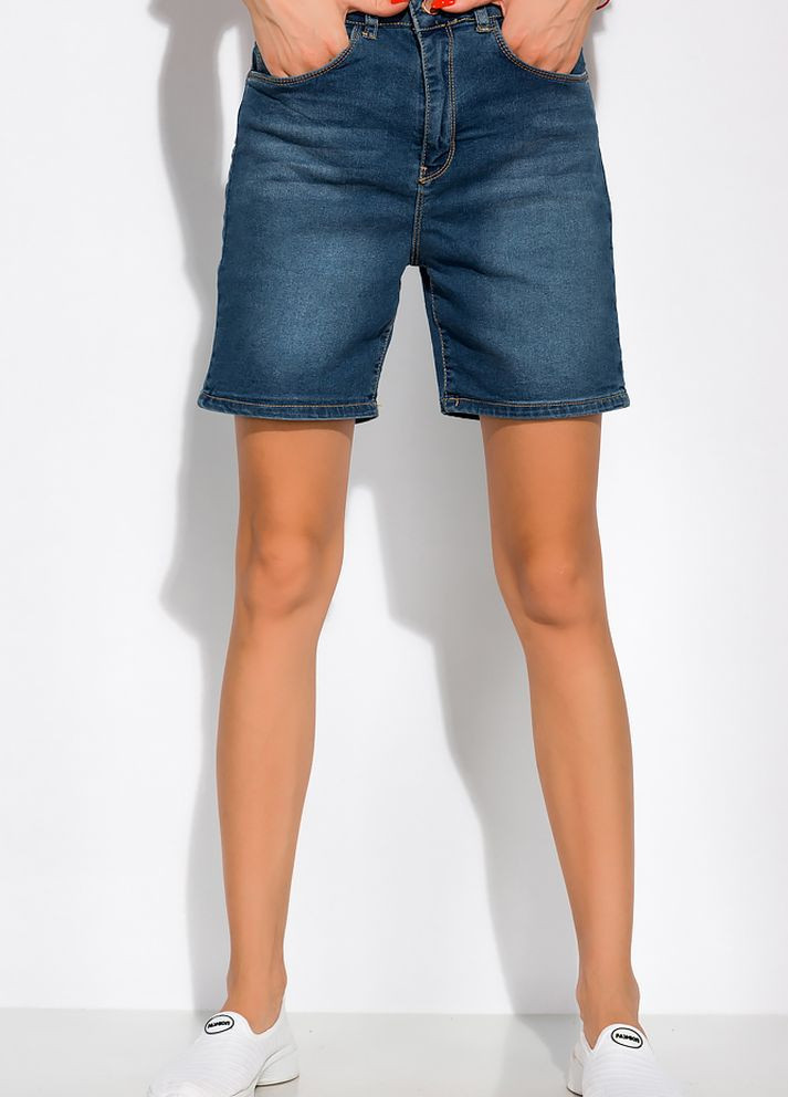 Шорты с легкой потертостью (Синий) Time of Style (261922619)